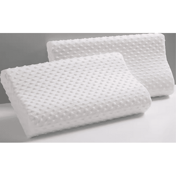 HopeWe pillows,Cervical Pillow for Neck Strain Relief, Memory Foam Neck Pillow for Sleeping, Adjustable Orthopedic Sandwich Pillow, Queen (24"×14"×4.7"/3.9")