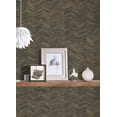 thumbnail image 4 of Advantage Tatlin Brown Chevron Wallpaper, 4 of 5