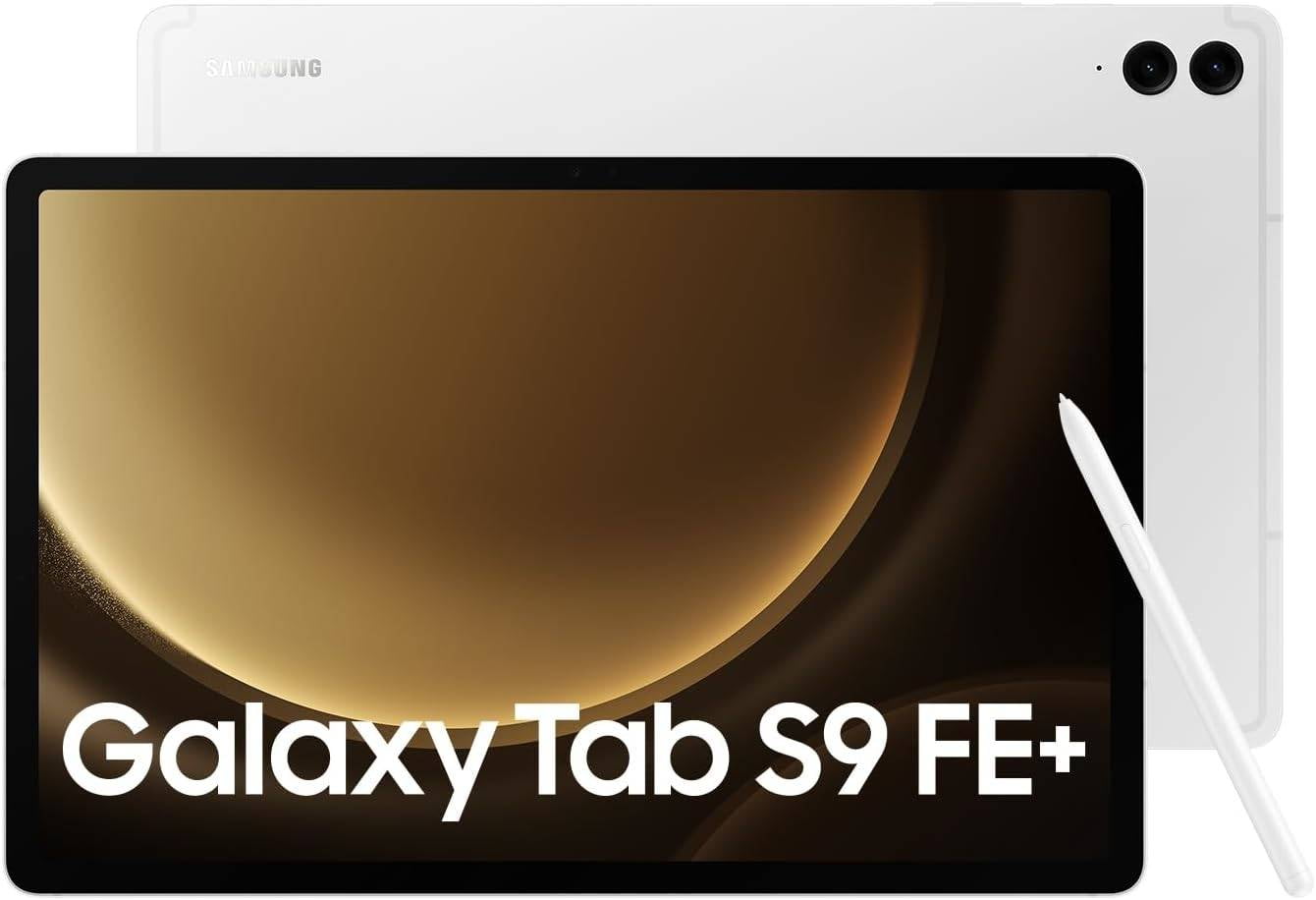 Open Box - Samsung Galaxy Tab S9 FE+ 12.4" 128GB Android Tablet with Exynos 1380 - Silver