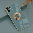 thumbnail image 1 of Apple iPhone 13 13Pro 13Pro Max 13 Mini Case Ring Holder Kickstand TPU Bumper Cover Shockproof Protection Phone Case，Dark Gray 13 Pro (6.1), 1 of 6