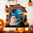 thumbnail image 3 of Uuiauoio Spooky Cute Halloween Hanging Ornament, Adorable Ghost Scene Decor , Holiday Tree Decoration for Home and Party, Halloween Display Decorations, 3 of 6