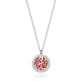 thumbnail image 2 of Free Engraving Personalized Aromatherapy Rhinestone Clouds Stainless Steel Essential Oil Necklace Diffuser Jewelry Free 12 Pads Gift Box Ship Next Day, 2 of 5