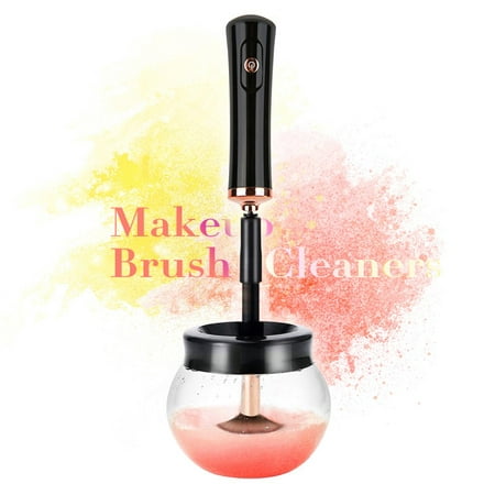 New Electric Makeup Brush Cleaner Dryer Machine Completely Clean in Seconds and Dry in 360 Rotation Make Up Brushes Washing Tool -