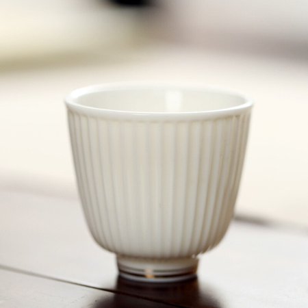 

Ceramic Whiteware Tea Cup Ceramic Teacup Tea Ceremony Cup Handmade Chinese Master Cup Single Cup Retro Style Cup Tea Set Teacup