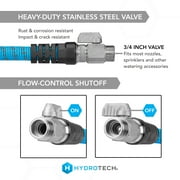 HydroTech Pro Series 3/4 x 25ft Expandable Garden Hose - Kink-Free, 2x Flow, Lightweight