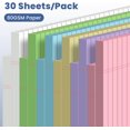 thumbnail image 3 of 12pcs Small Note Pads, Color Notepads 5x8 College Ruled Notebook, Writing Pads 5 x 8, Legal Pads, Memo Pad Paper Perforate Narrow Ruled Notebooks for Work, School, Office,30 Sheets/Pack, 3 of 7