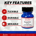 thumbnail image 2 of Angelus® Acrylic Leather Paint, 1 oz., Sapphire, 2 of 9