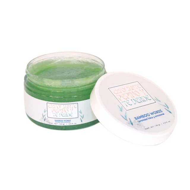 Exfoliante Facial de Pepino y Té Verde 100 g | Limpieza Profunda y Refrescante para Todo Tipo de Piel