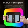 thumbnail image 3 of Anillo de Luz RGB para Fotografía, Luz de Selfie Recargable, Video en con Teléfono Portátil, Luz de Relleno de Jaula de Conejo para Estudio de Maquillaje, 3 of 5