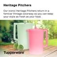 thumbnail image 2 of Lavaplatos Pitcher Tupperware Heritage de 1 galón, color menta, sin BPA, 2 of 7