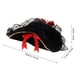 thumbnail image 3 of ColoMX Sombrero pirata, tricornio, gorra de bucanero con ribete de encaje y lazo rojo para mujer adulta, disfraz de fiesta de Halloween, accesorio, 3 of 8