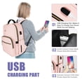 thumbnail image 3 of Mochila MATEIN resistente al agua 42x29x20 cm con puerto USB, 3 of 9