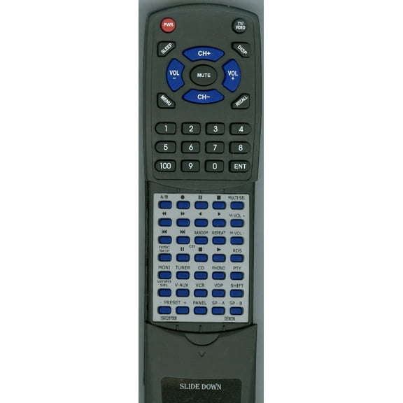 Replacement Remote for DENON 3990287008, RT3990287008, RC190, DRA775RD
