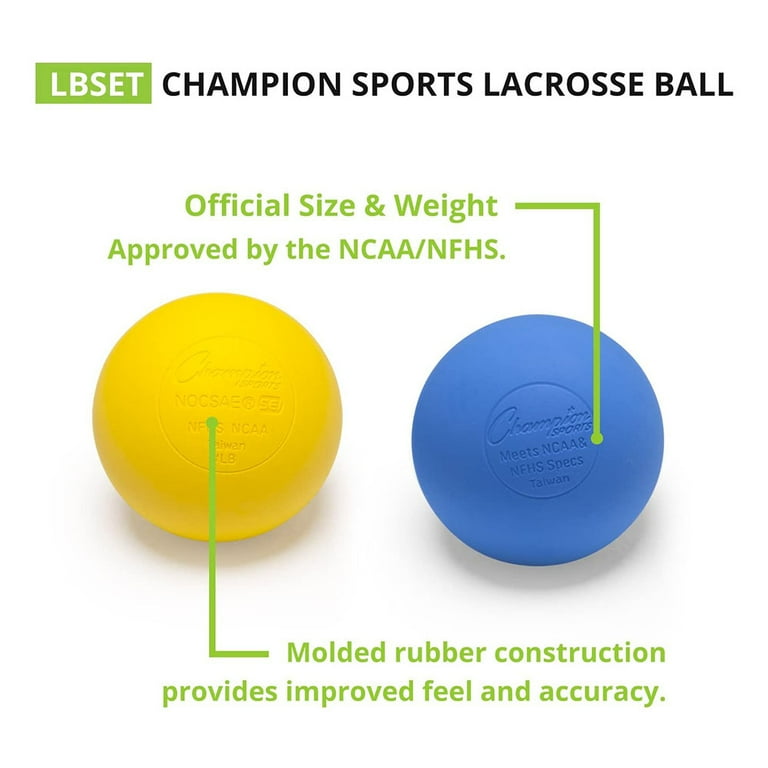 Champion Sports Lacrosse Balls Set for sale online