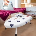 thumbnail image 4 of 2Pcs/Set Desktop Ironing Board with Removable Washable Cover Heat-Resistant Cotton Padded Foldable Anti-slip Clothes Sleeves Mini Ironing Board, 4 of 8