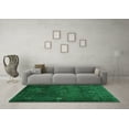 thumbnail image 3 of Ahgly Company Indoor Rectangle Abstract Turquoise Blue Contemporary Area Rugs, 8' x 12', 3 of 4
