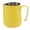 Yellow, variant on NFTIGB 450ml Milk Frothing Pitcher, 304 Stainless Steel Steaming Cup for Espresso, Latte Art & Cappuccino, Professional Barista Tool for Coffee Shop Home - Yellow (15.2 oz / 450 ml)