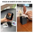 thumbnail image 3 of Caiyoule Picture Holder Case for Fuji Instax Link Square SQ1/40/6/10/20 SP-3 Instax Film-Black, 3 of 6