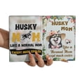 thumbnail image 3 of Siberian Husky Mom Like a Normal Mom Except Much Cooler Happy Mother's Day Travel Passport Wallet Husky Dog Lover Gifts PU Leather Passport Holder Cover - 02004, 3 of 5