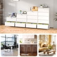 thumbnail image 5 of Lateral File Cabinet 2 Drawer, Black Filing Cabinet with Lock, Lockable File Cabinet for Home Office, Locking Metal File Cabinet for Legal/Letter/A4/F4 Size, 5 of 18