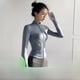 thumbnail image 2 of Chaqueta deportiva de manga larga de secado rápido para mujer, chaqueta ajustada y ajustada, para correr, ropa de fitness popular, otoño e invierno, 2 of 6
