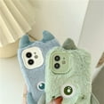 thumbnail image 3 of Furry Phone Case Compatible with iPhone 11 Pro Max, Cute Fluffy Plush Case Super Soft TPU Silicon Shockproof Protective Case Cover, 3 of 6