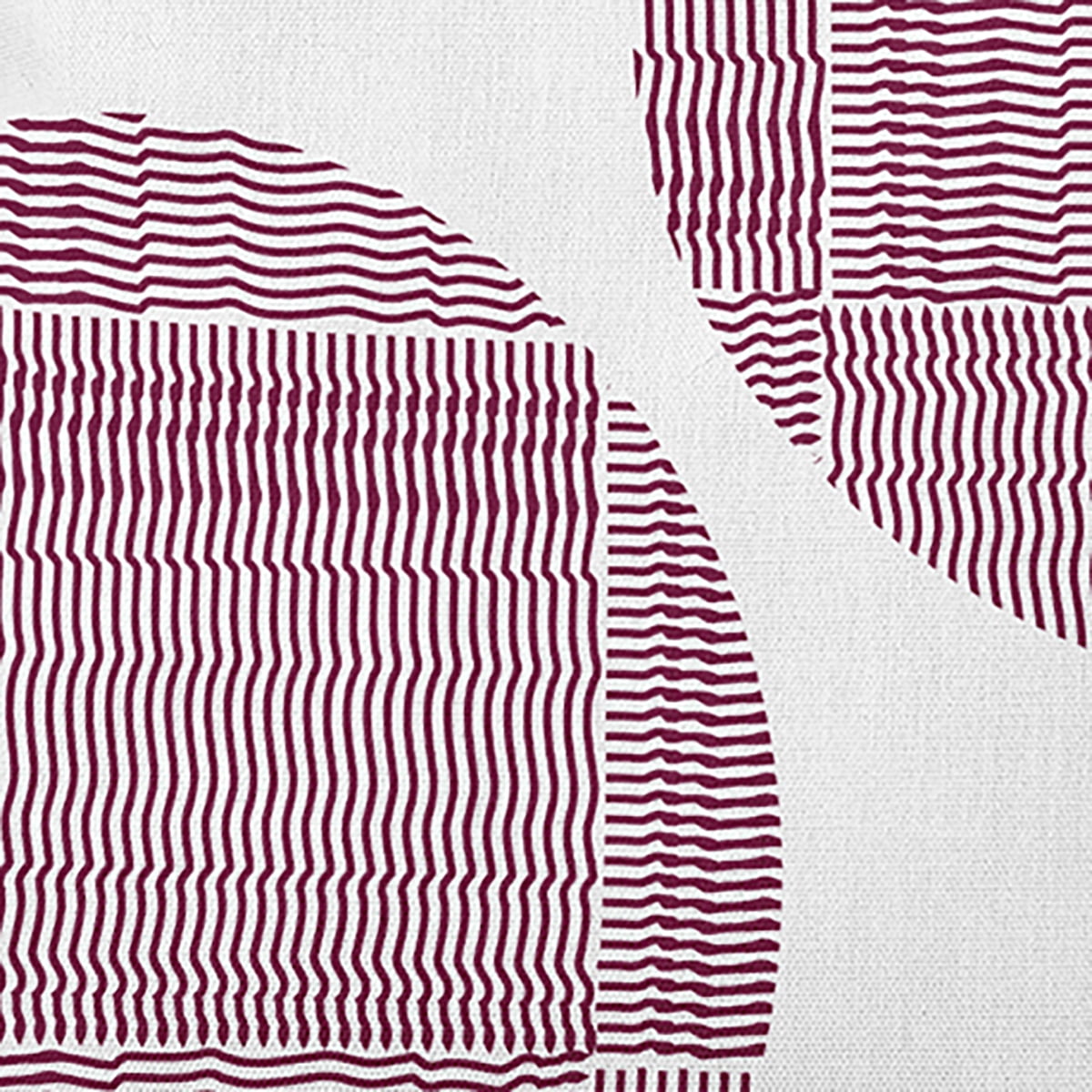 Simply Daisy 14x20-inch Rectangle Circles and Squares Poly Indoor Pillow, Maroon Red Qty 1