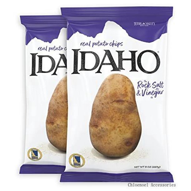 Idaho Salt And Vinegar Potato Chips Real Russet Potato Chips Dusted
