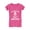Wow pink, variant on 8 Years of Being Awesome! Girls' Fitted T-Shirt - Tstars' Unique Birthday Gift - Ideal for Celebrating 8th Birthday Parties - High-Quality Graphic Print - Comfortable Cotton Tee for Kids