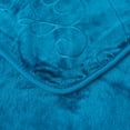 thumbnail image 2 of JML Warm Fleece Blanket, 1 Ply Lightweight Embossed Bed Blanket, Queen (75"x 91"), 2 of 7