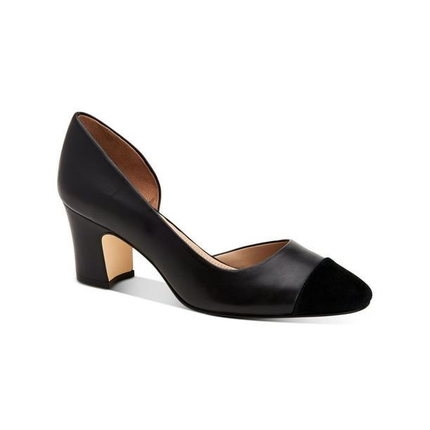 Black cap toe shoes womens discount