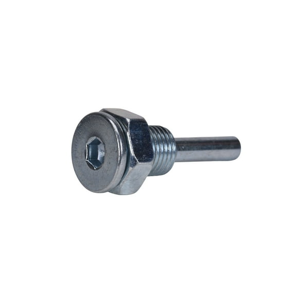 Century Drill & Tool 76800 1/2" Wire Wheel Adapter - Converts 1/2" Arbor to 1/4" Shank - Durable Steel Construction for Drill Compatibility