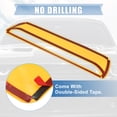 thumbnail image 7 of Pair ABS Front Engine Hood Air Conditioner Air Outlet Cover Trim Yellow for Dodge Challenger 2015-2020, 7 of 7