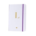 thumbnail image 1 of Libreta de Notas con Iniciales LuckyLy, Notebook Pasta Dura de Piel Vegana, Letras A-Z dorado 152 páginas, 1 of 6