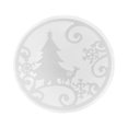 thumbnail image 2 of yuksok Christmas Coasters Crafts Cup Pad Base Resin Making Cup Mat Round Silicone Model A, 2 of 9