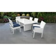 thumbnail image 1 of Monaco Rectangular Patio Dining Table 4 Armless Chairs 2 Arm Chairs, 1 of 2