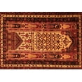 thumbnail image 1 of Ahgly Company Indoor Rectangle Persian Orange Traditional Area Rugs, 2' x 4', 1 of 1