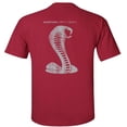 thumbnail image 2 of Fair Game Ford Mustang 50 Years T-Shirt Anniversary Grey Shelby Cobra Snake Silhouette-Cardinal-L, 2 of 5