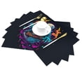 thumbnail image 2 of XMXT 6 Pcs Woven Placemats, Gaming Skull Print Stain Resistant Anti-Skid Placemat for Kitchen Table, 12 x 18 inches, 2 of 6