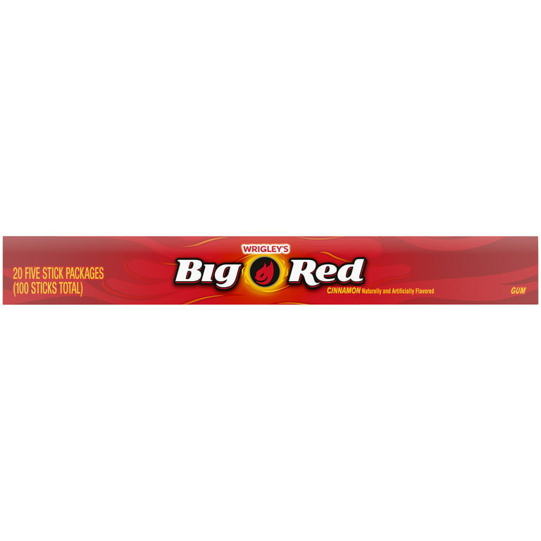  Big Red Wrigley's Cinnamon Gum, 3 Fifteen-Stick Packs