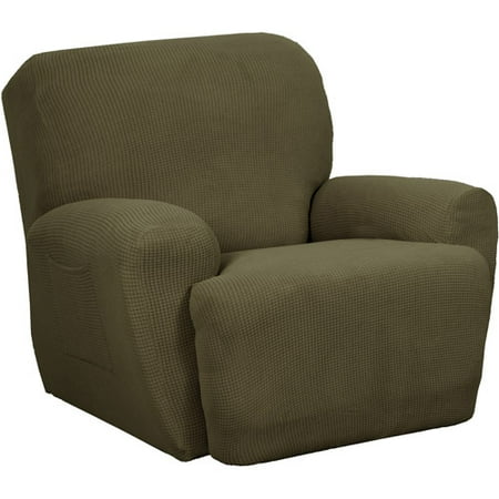 Maytex Stretch Reeves 4 Piece Recliner Chair Furniture Cover Slipcover