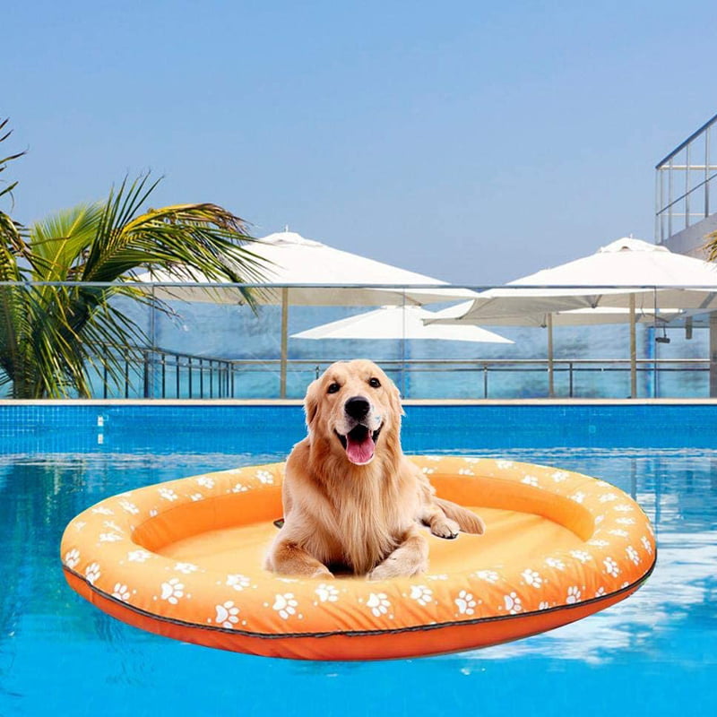 Dog Pool Float Swimming Large Raft Pet Summer Toy Water Training Tool Inflatable 