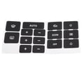thumbnail image 3 of A/C Dash Button Repair Kit Decal Stickers Replacement for A6 C5, 3 of 8