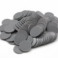 thumbnail image 1 of Hakitaroom Juego De 100 Fichas De Juego De Minifichas De Póquer De Plástico Opaco Con Caja De Almacenamiento (Gris 1,58 Pulgadas), 1 of 5