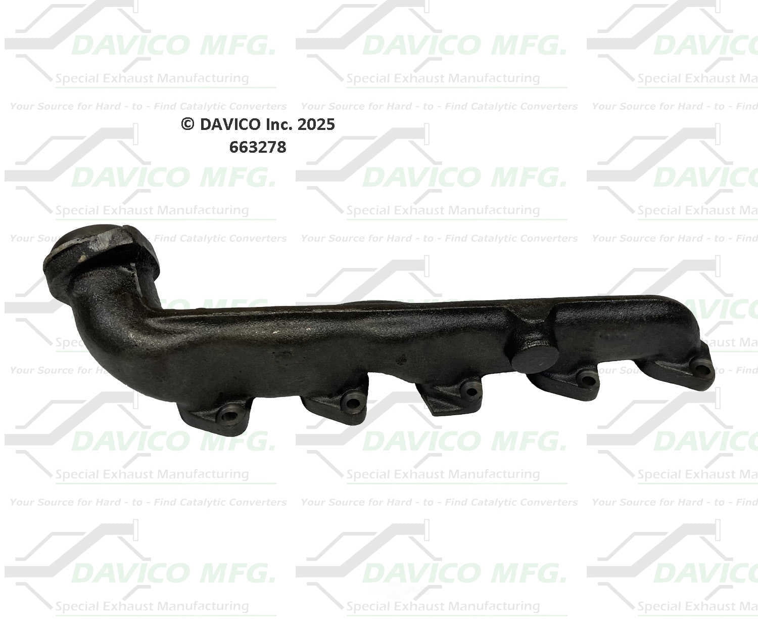 Davico Mfg 663278 Stand alone Exact-Fit exhaust manifold