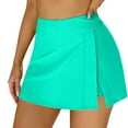 thumbnail image 2 of CAICJ98 Womens Swim Shorts Women Plus Size Swim Pants High Waist Swim Shorts Swimsuit Bottom Board Shorts Mint Green,M, 2 of 4