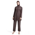 thumbnail image 6 of Wdgfv Women Modest Swimsuits Ruffle Full Coverage Arabic 2 Pieces Bathing Suit, 6 of 8