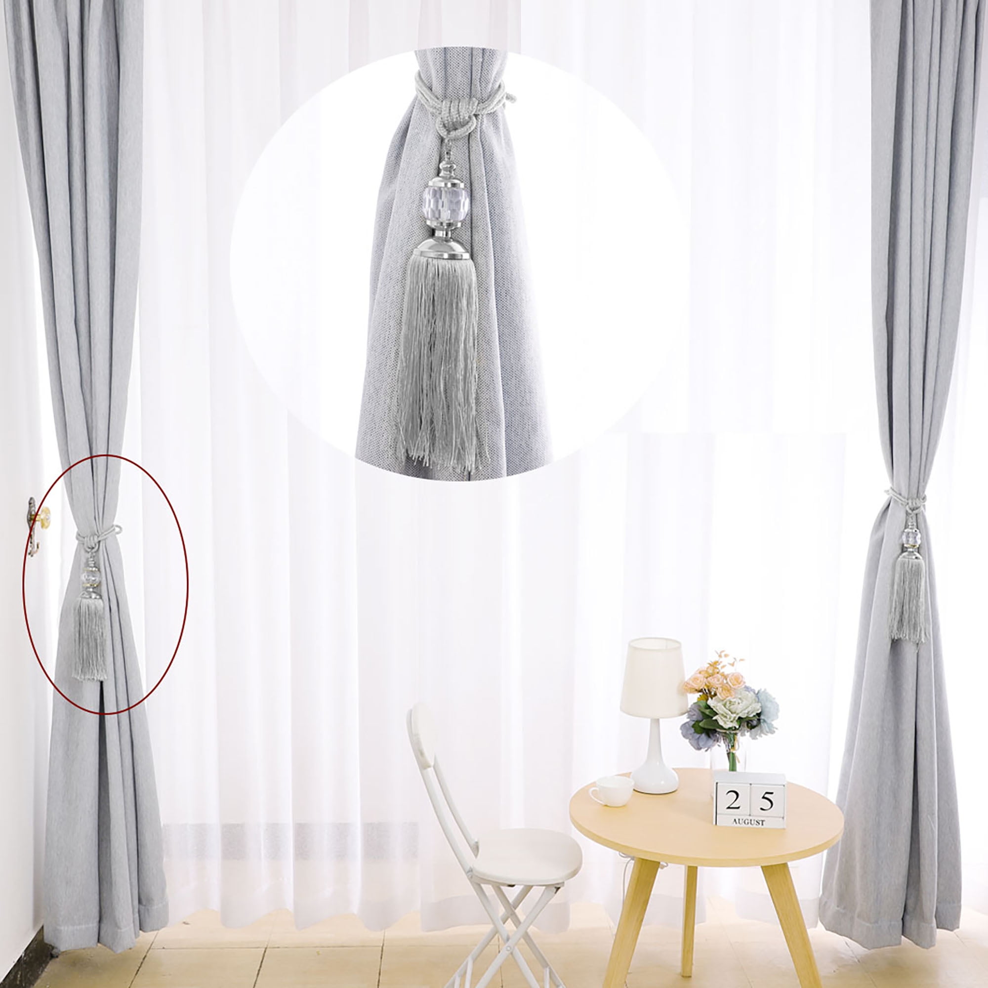 Tassel Curtain Tieback Window Curtain Buckle Tiebacks Clips Holder
