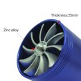 thumbnail image 3 of Turbina de supercargador de entrada de filtro de aire de ahorro de gas combustible universal, 3 of 4