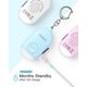 thumbnail image 2 of Alarma De Bolsillo Llavero Recargable Antiagresión Alarma De Autodefensa De Seguridad Con Luz Led Para Mujeres, Hombres, Niños Y Ancianos, 130 Db, 3 Piezas,, 2 of 5